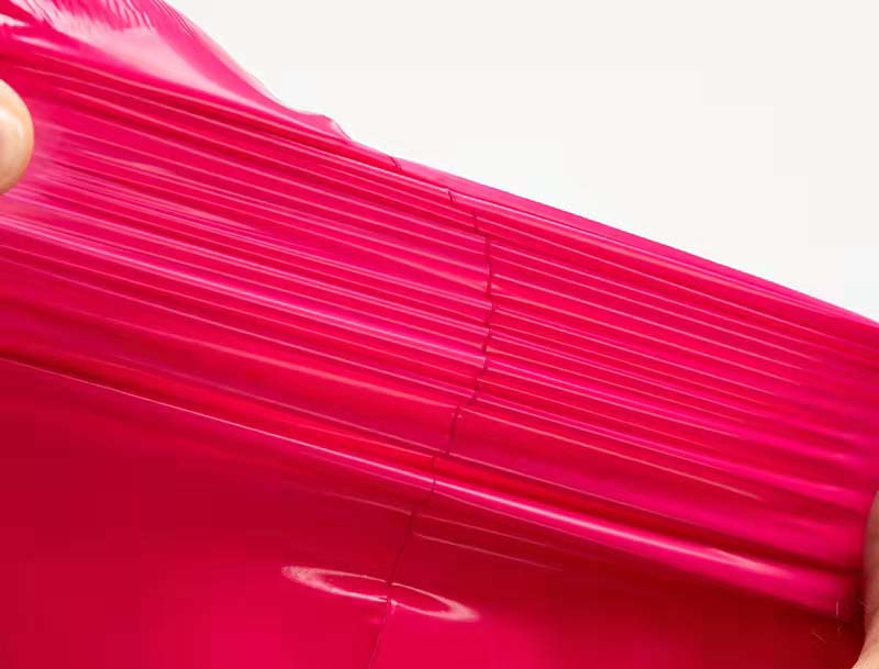 番禺玫红色快递袋-05